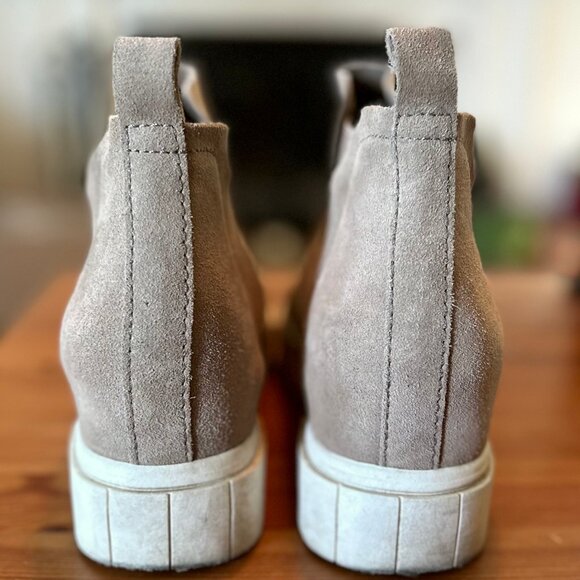 Dolce Vita Taupe Suede Ankle Platform Bootie Women's Size 8.5M Good Condition - Picture 8 of 11